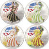 USA Eagle 2000 Four Seasons 4 x 1 ounce silver -