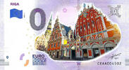 0 Euro 0 Euro biljet Letland 2019 - Riga KLEUR -