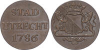 Duit Utrecht-stad Duit 1786 -