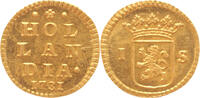 Holland Wapenstuiver goud 1731 -