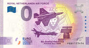 0 Euro 0 Euro biljet Nederland 2022 - Koninklijke Luchtmacht ACC -