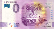 0 Euro 0 Euro biljet Nederland 2024 - D-DAY 1944-2024 -