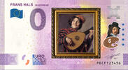 0 Euro 0 Euro biljet Nederland 2024-5 Frans Hals Luitspeler KLEUR -