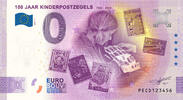 0 Euro 0 Euro biljet Nederland 2024 - 100 jaar Kinderpostzegels -