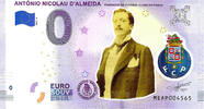 0 Euro 0 Euro biljet Portugal 2019 - António Nicolau d'Almeida KLEUR -