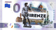 0 Euro 0 Euro biljet Italië 2025 - Firenze KLEUR -