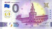 0 Euro 0 Euro biljet Italië 2025 - Milano Castello Sforzesco ANNIVERSARY -