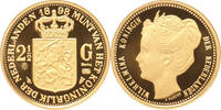  Replica   in Goud 2 1/2 Gulden 1898 