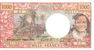 Tahiti 1000 francs nd. bfr 65.02 £  +  26.01 £ shipping