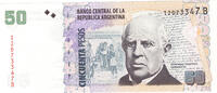Argentina 50 Pesos nd. bfr 52.02 £  +  26.01 £ shipping