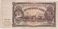Latvia 20 Latu 1935 s 130.04 £  +  86.70 £ shipping