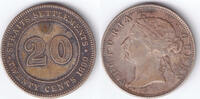 Straits Settlements 20 Cent 1890H vz 86.70 £  +  86.70 £ shipping