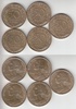 Frankreich 50 Centimes Fünfte Republik 50 Centimes 1964 (5 Stück) -