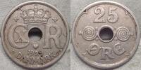 Dänemark 25 Öre Christian X. 1912 - 1947.#25 -