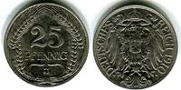 Deutsches Kaiserreich 25 Pfennig J -
