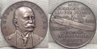 Luftfahrt Silbermedaille 1909 Mattiert.#7 EF.