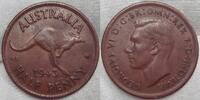 Australien Cu 1/2 Penny Mit Doppelschlag ( Doubled die ). -