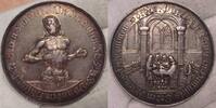 Schlesien-Breslau, Stadt Schöne Patina.Winzige Randfehler. Silbermedaille o.J. Sehr schön.