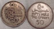 Palästina 50 Mils 2 Stück. -
