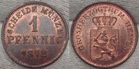 Hessen-Darmstadt Pfennig 1872 Fast Stempelglanz. 34.68 £  +  43.35 £ shipping