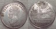 Bolivien Silbermedaille zu 1 Sol 1852 El Pueblo Potsino. Fast vorz&uuml;glich. 156.57 &pound;  +  42.32 &pound; shipping