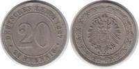 Kaiserreich 20 Pfennig G -