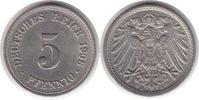 Kaiserreich 5 Pfennig 5 Pfennig 1908 A -