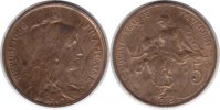Frankreich 5 Centimes Dritte Republik 5 Centimes 1916 -