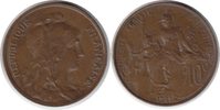 Frankreich 10 Centimes Dritte Republik 10 Centimes 1911 -
