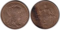 Frankreich 10 Centimes Dritte Republik 10 Centimes 1916, Stern -