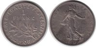 Frankreich Franc Dritte Republik Franc 1906 -