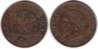 Frankreich 5 Centimes Napoleon III. 5 Centimes 1855 K, Bordeaux -