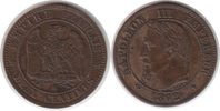 Frankreich 2 Centimes Napoleon III. 2 Centimes 1862 BB, Strasbourg -