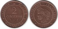Frankreich 2 Centimes Dritte Republik 2 Centimes 1892 A, Paris -
