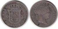 Spanien 40 Centimos Isabel II. 40 Centimos 1866 / 6 pointed Star -