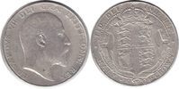Grossbritannien Halfcrown Edward VII. Halfcrown 1904 -