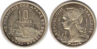 Französische Kolonien Probe 10 Francs Afars & Issas Probe 10 Francs 1969 -