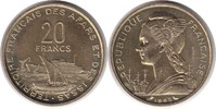 Französische Kolonien Probe 20 Francs Afars & Issas Probe 20 Francs 1968 -