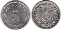 Kaiserreich 5 Pfennig D -