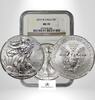 USA SILVER-EAGLE-DOLLAR 2013-W NGC-MS70 152.34 &pound;  +  shipping