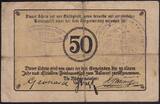 Deutsches Reich - Elsass 50 Pfg. 1918 Schirmeck/Vorbruck/Rothau Kr.Molsheim Alsace Inférieur, Gemeinde VF / IV E