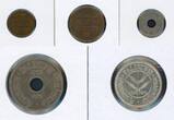 Palestine 1-50 Mils 1927/35 Serie 1, 2, 5, 10 und 50 Mils unter Brit. Verwaltung VF / UNC-
