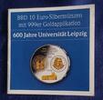 Sachsen/Bundesrepublik 2 Mk. + 10 Euro 1909/2009 