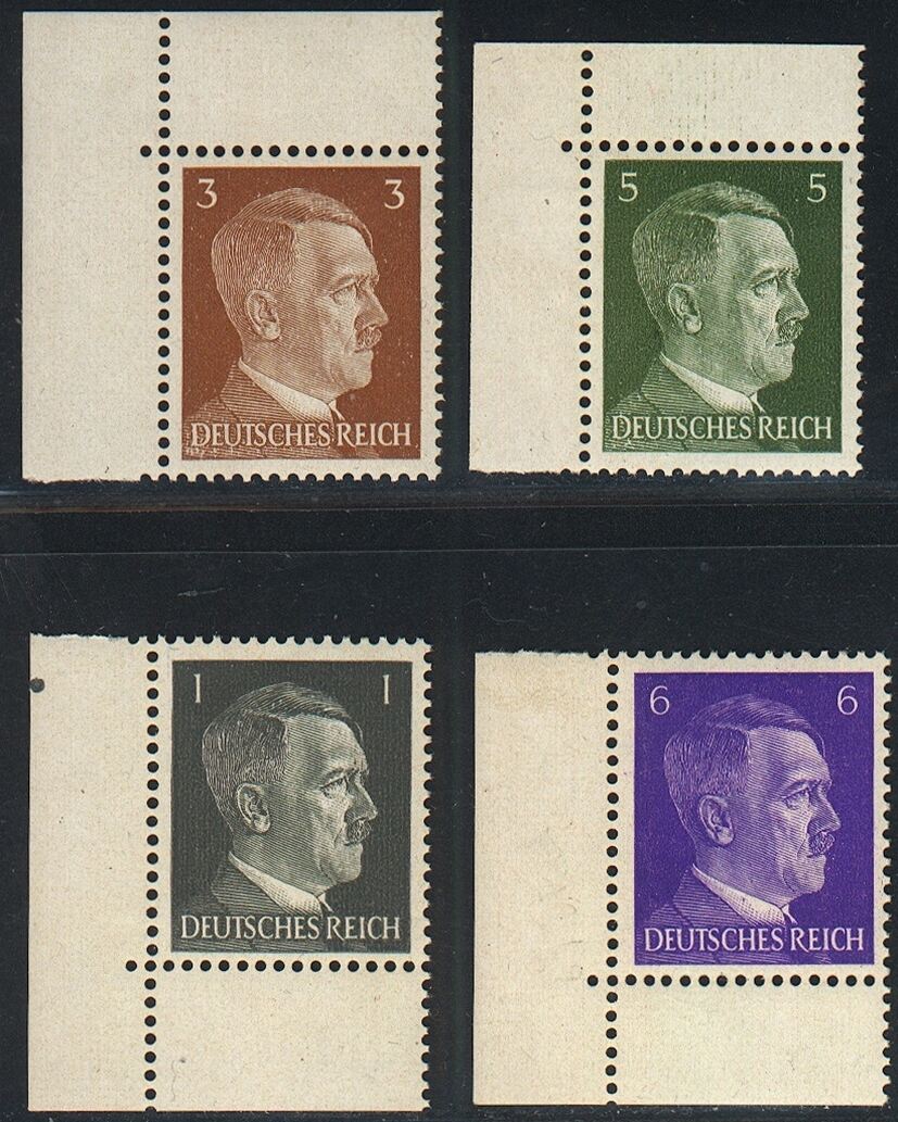 Deutsches Reich 1 6 Pfg. 1941 A.Hitler alle 4 m glichen