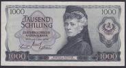 Österreich 1000 Schilling 1966 Pi. 147 Bertha von Suttner II/III 41.61 £  +  5.20 £ shipping
