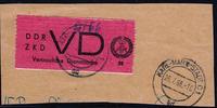 DDR 20 Pfg. VD Vertrauliche Dienstsache in seltener Mischzähnung 9 1/2 - 12 1/4 -