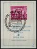 DDR Briefmarken-Ausstellung Berlin, mit Abart Punkt im U -