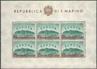 RSM 6x 500 Lire 1960 Kleinbogenausgabe 'Europa über San Marino' ** postf... 39.01 £  +  5.20 £ shipping