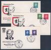 Berlin 7-70 Pf. 1959 182-86 'Heuss III Medaillon' auf 3 Ersttagsbriefen ... 21.67 £  +  5.20 £ shipping