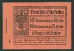 Deutsch - Ostafrika 1 Rupie 60 Hell. 1913 komplettes Markenheftchen mit ... 108.37 £  +  5.20 £ shipping